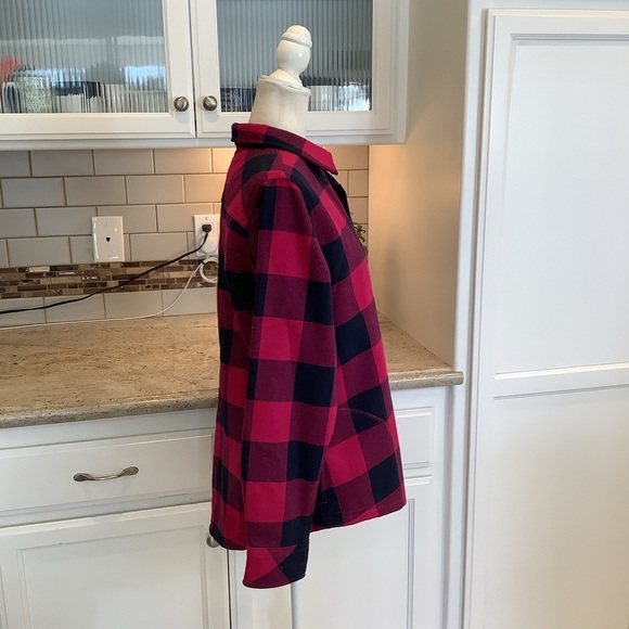 Orvis Flannel Shirt Jacket Buffalo Check NWOT Large - Picture 5 of 12